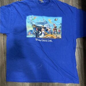 Disney Cruise Line Royal Blue Graphic Tee